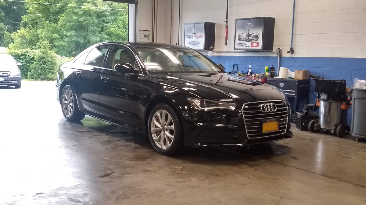 Another Audi repaired and detailed at Fishkill Auto Body.